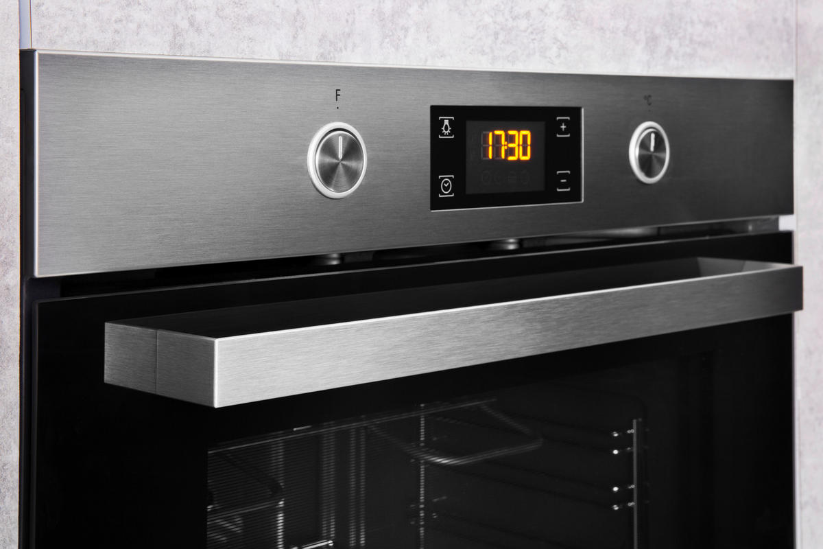 EINBAUBACKOFEN BAK3 KP8V IN  - Edelstahlfarben/Schwarz, Basics, Glas/Metall (59,5/59,5/57cm) - Bauknecht