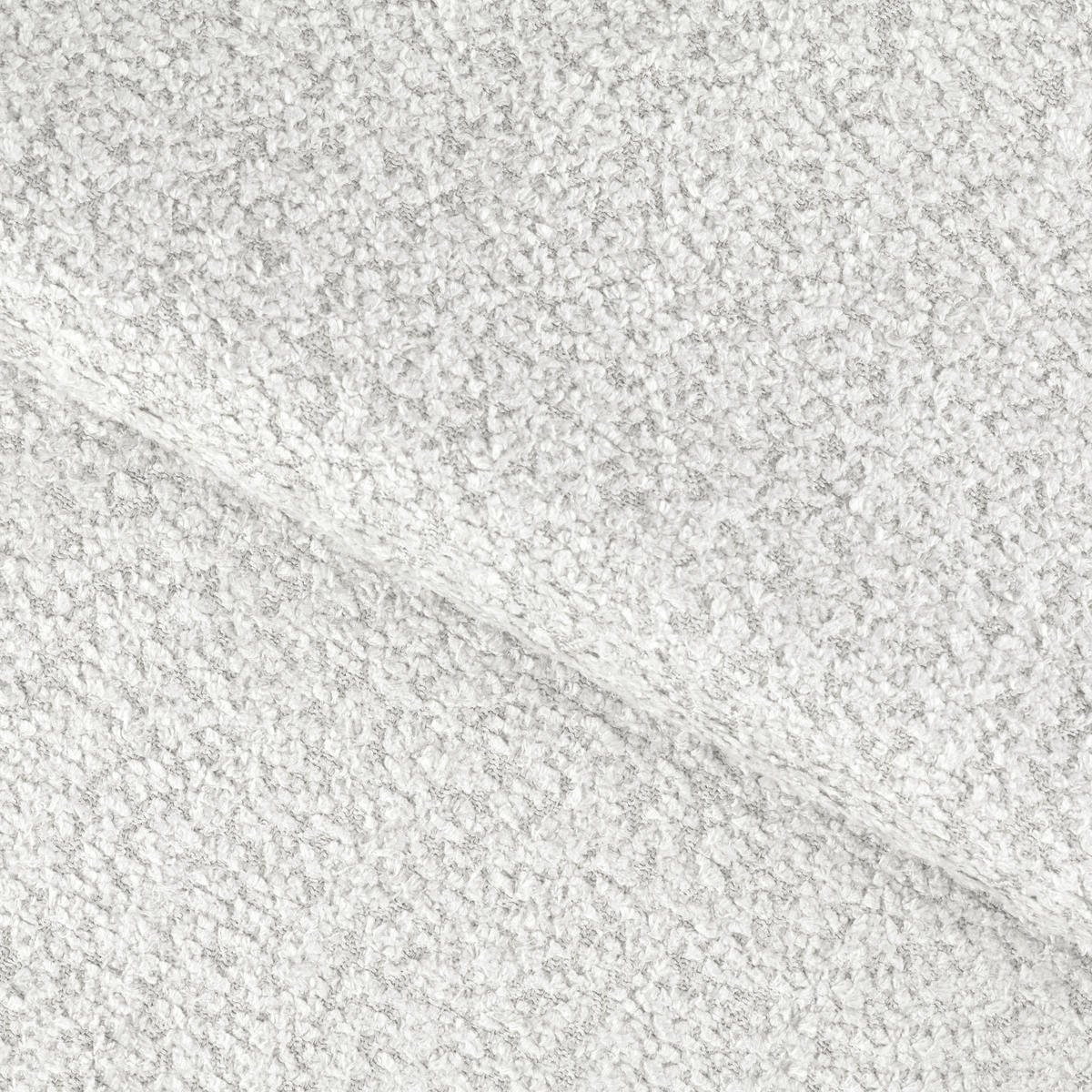 ECKSOFA HADSON Weiß Teddystoff Zierkissen, Rückenkissen, Bettkasten  - Schwarz/Weiß, Design, Kunststoff/Textil (150/206cm) - MID.YOU