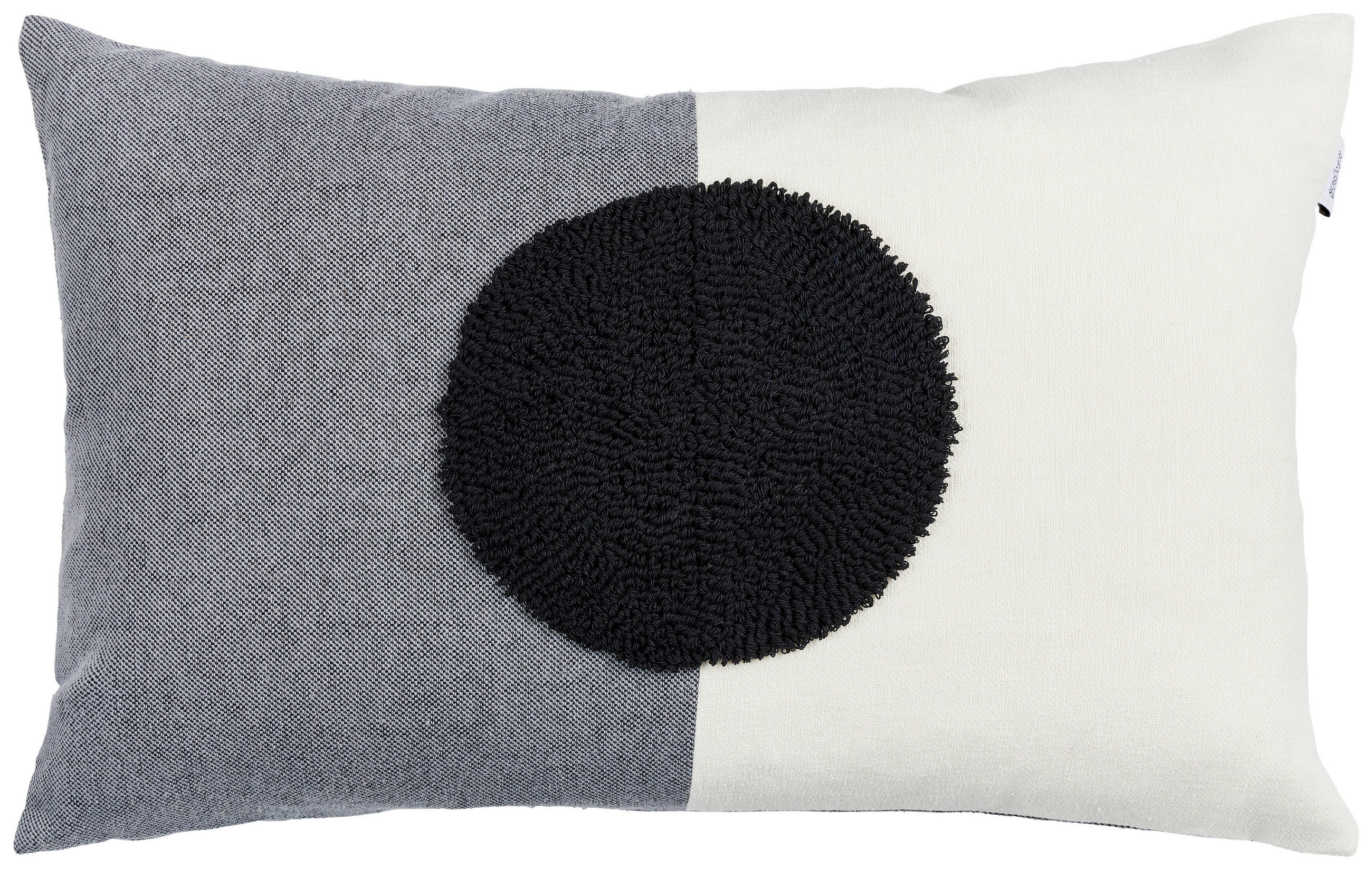 DEKORATIVNA JASTUČNICA 38/58 cm    SILENT LIVING  - siva/bela, Dizajnerski, tekstil/plastika (38/58cm) - Schöner Wohnen