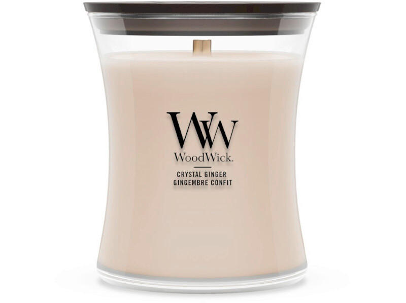 ILLATGYERTYA - bézs/krémszínű, Basics, üveg/paraffin (9.9/11.4/9.9cm) - WoodWick