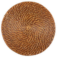 PLATZDECKCHEN Holz Braun 34 cm  - Braun, Basics, Holz (34cm) - Ambia Home