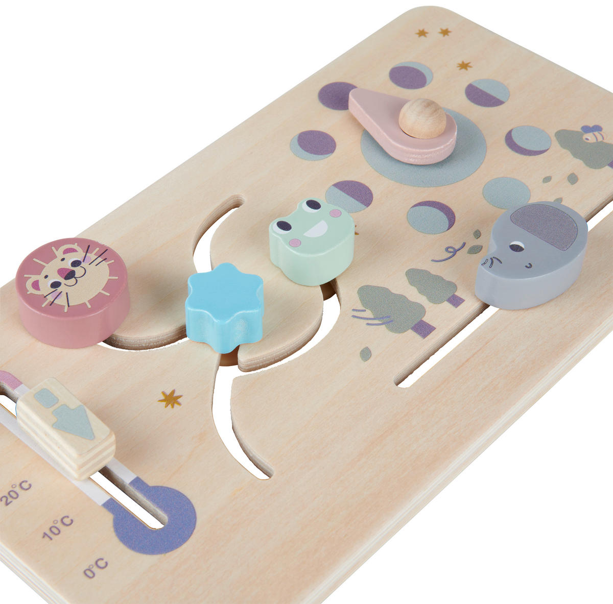 SET ZA IGRU - tamnosiva/svetložuta, Osnovno, drvo/tekstil - My Baby Lou