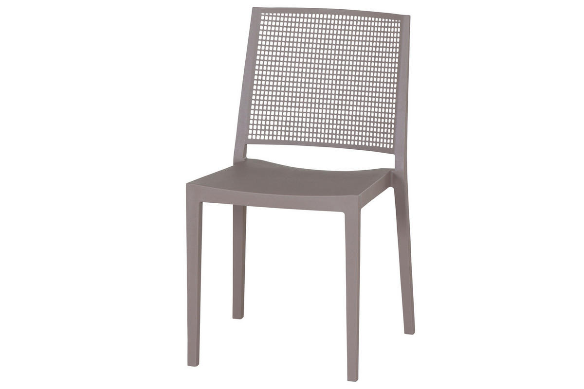 GARTENGARNITUR 3-teilig  - Taupe/Anthrazit, Basics, Holzwerkstoff/Kunststoff (80/80/80cm) - Siena Garden