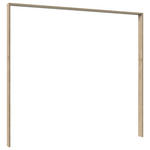 PASSEPARTOUTRAHMEN 228/213/12 cm   - Eichefarben/Hickory, KONVENTIONELL, Holzwerkstoff (228/213/12cm) - Carryhome