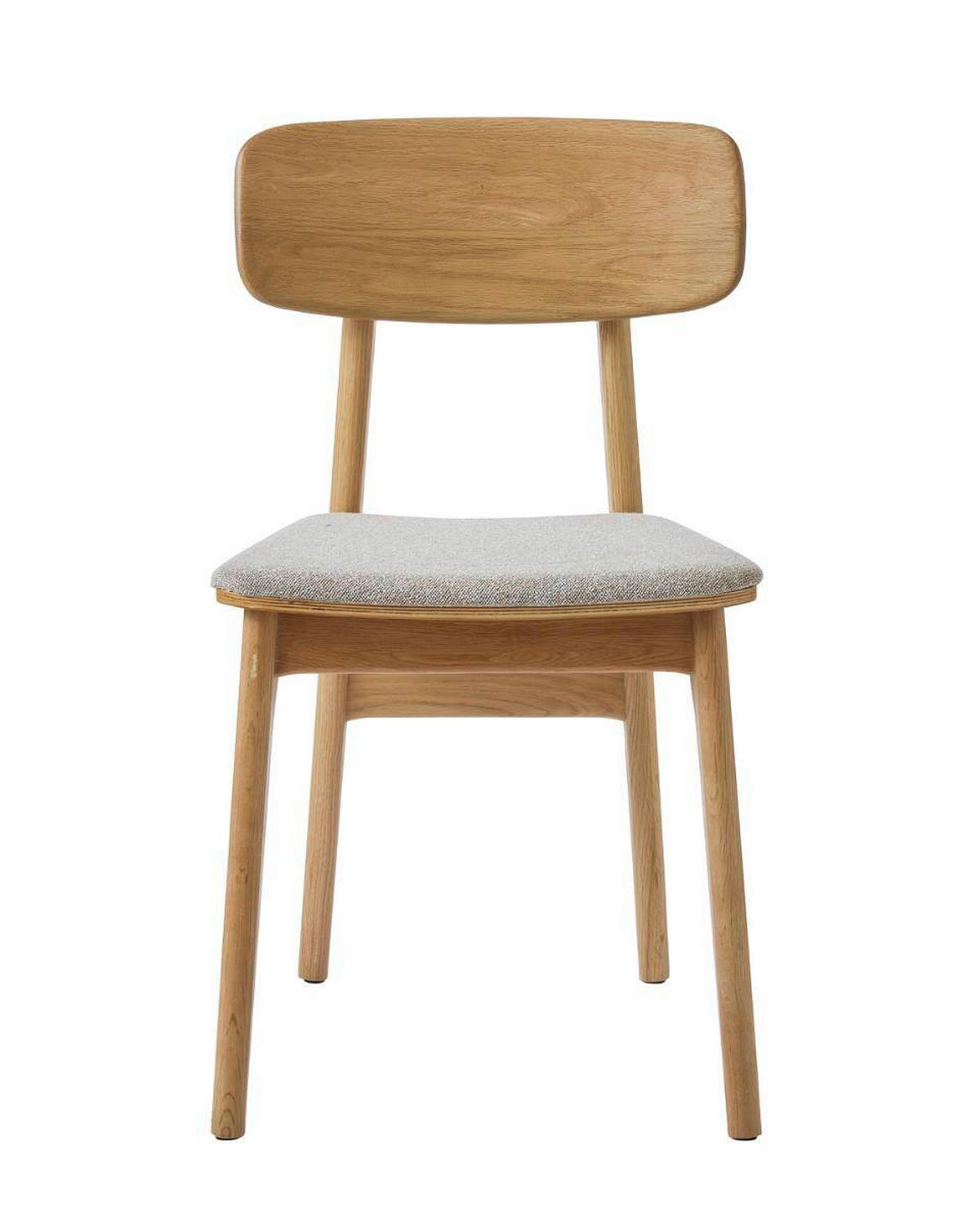 STUHL-SET 2 Stück  in  - Sandfarben/Eichefarben, MODERN, Holz/Textil (46/82/55cm) - Livetastic