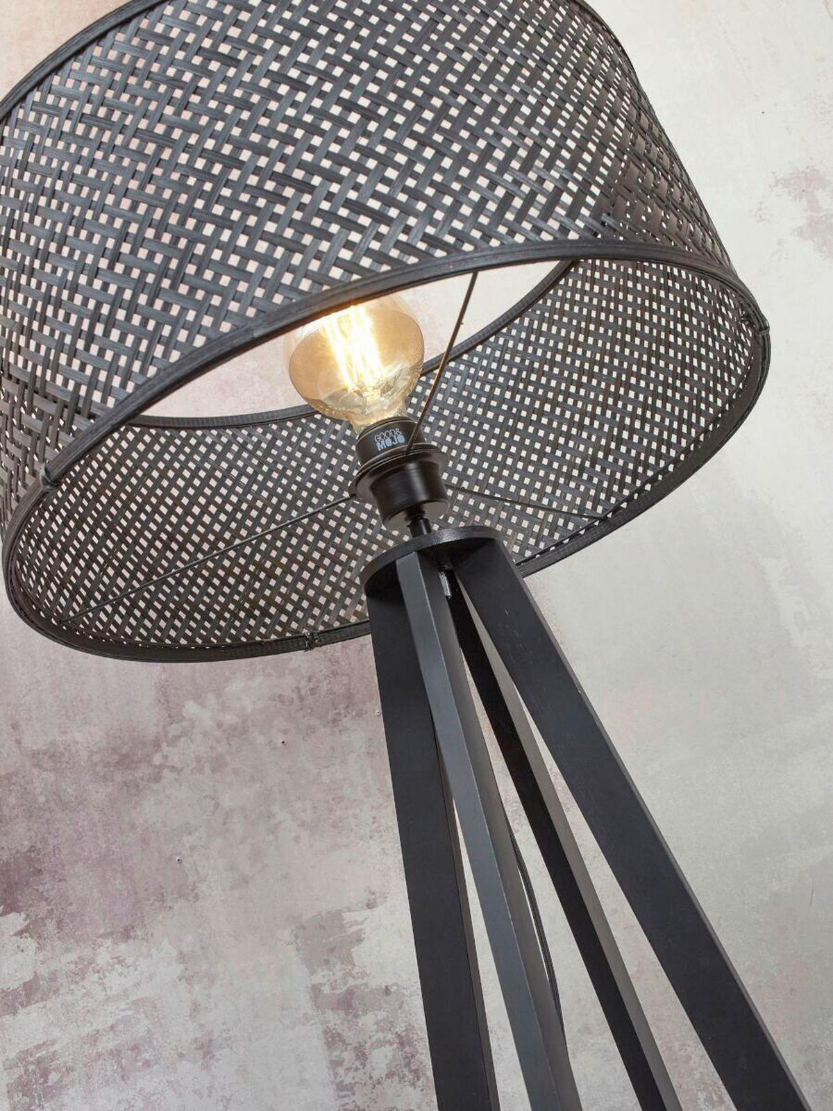 STOJACÍ LAMPA, 50/50/145 cm - černá, Trend (50/50/145cm) - Good & Mojo