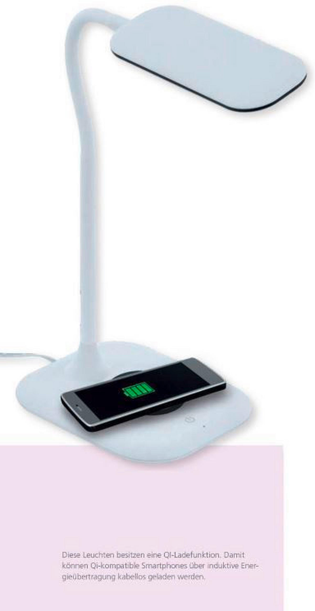 LED SVJETILJKA STOLNA  - bijela, Basics, plastika (18,5/18,5/48,5cm)