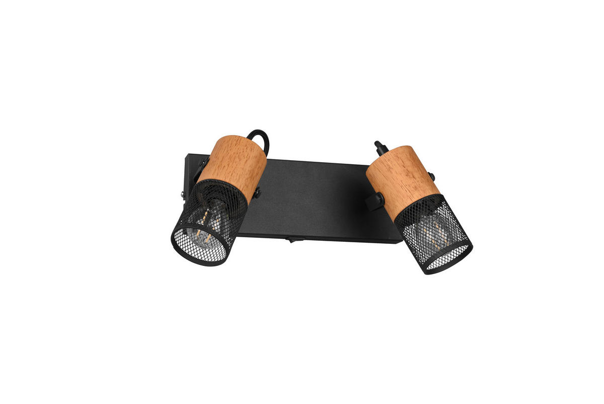 Proiector  26,0/19,5/9,0 cm   - negru, Natur, lemn/metal (26,0/19,5/9,0cm)