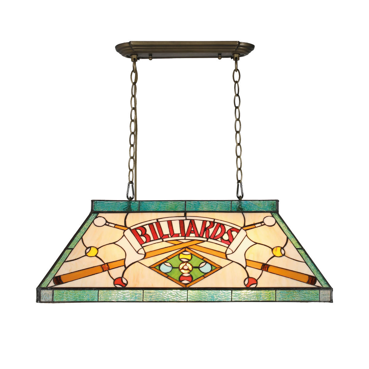 FÜGGŐLÁMPA  - barna/többszínű, Basics, Üveg/fém (25/70/36cm)