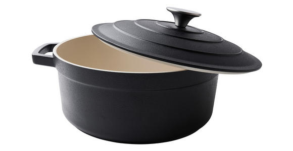 KOCHTOPF 4.26 L - Edelstahlfarben/Creme, Basics, Metall (24/10,5cm) - Homeware Profession.