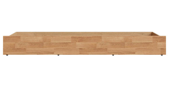 BETTSCHUBKASTEN Eichefarben  - Eichefarben, Natur, Holz/Holzwerkstoff (197/22,5/60cm) - Linea Natura