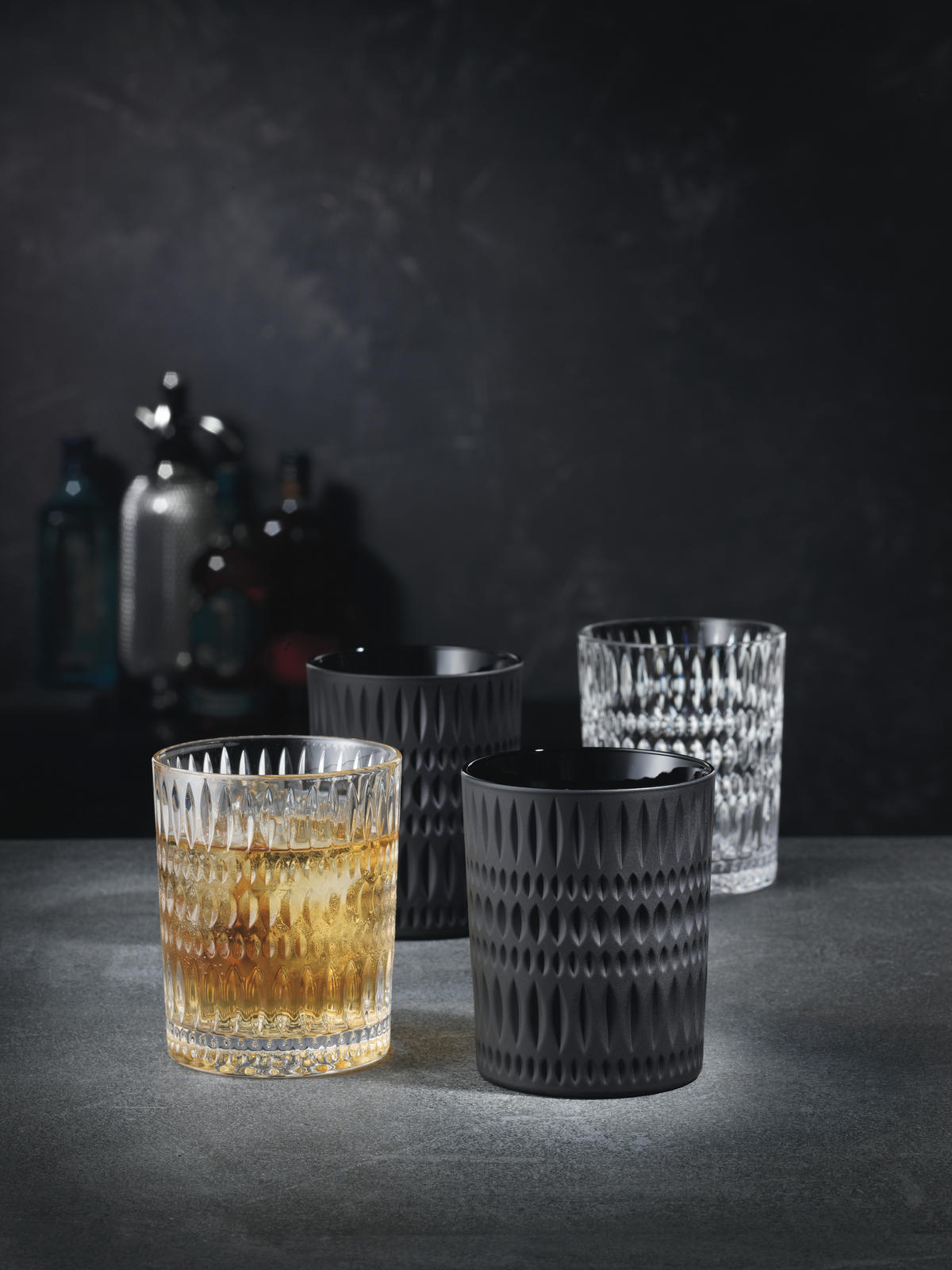 WHISKYGLAS Nachtmann 304 ml 2-teilig  - Schwarz, LIFESTYLE, Glas - Nachtmann