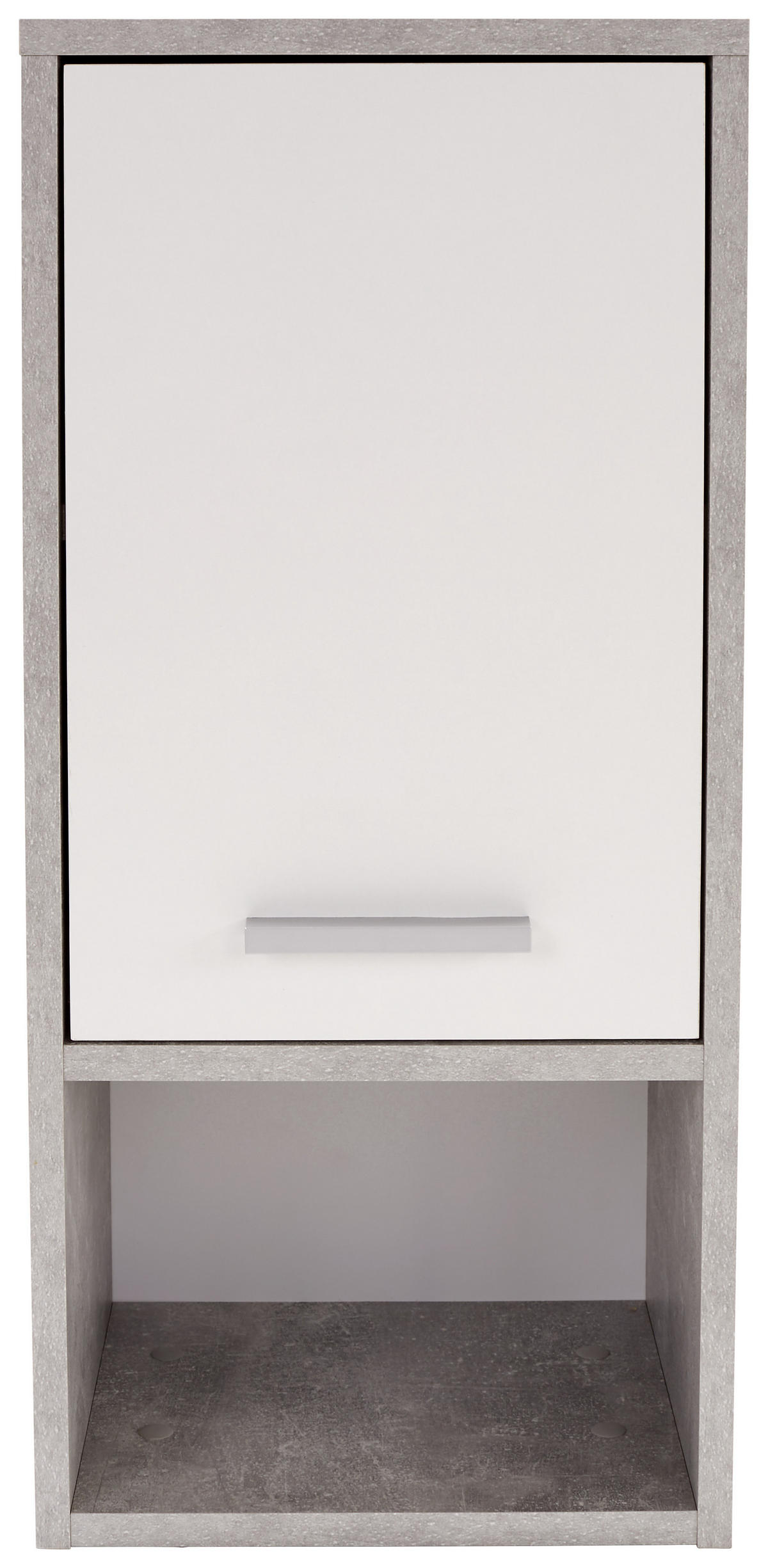 HÄNGESCHRANK 32/68/28 cm  - Chromfarben/Hellgrau, MODERN, Holzwerkstoff/Kunststoff (32/68/28cm) - MID.YOU