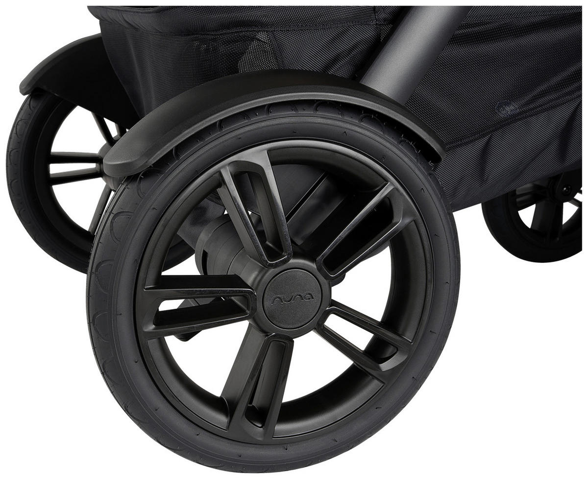 GESCHWISTERWAGEN Demi next  - Schwarz, Basics, Metall (63/123/83cm) - Nuna