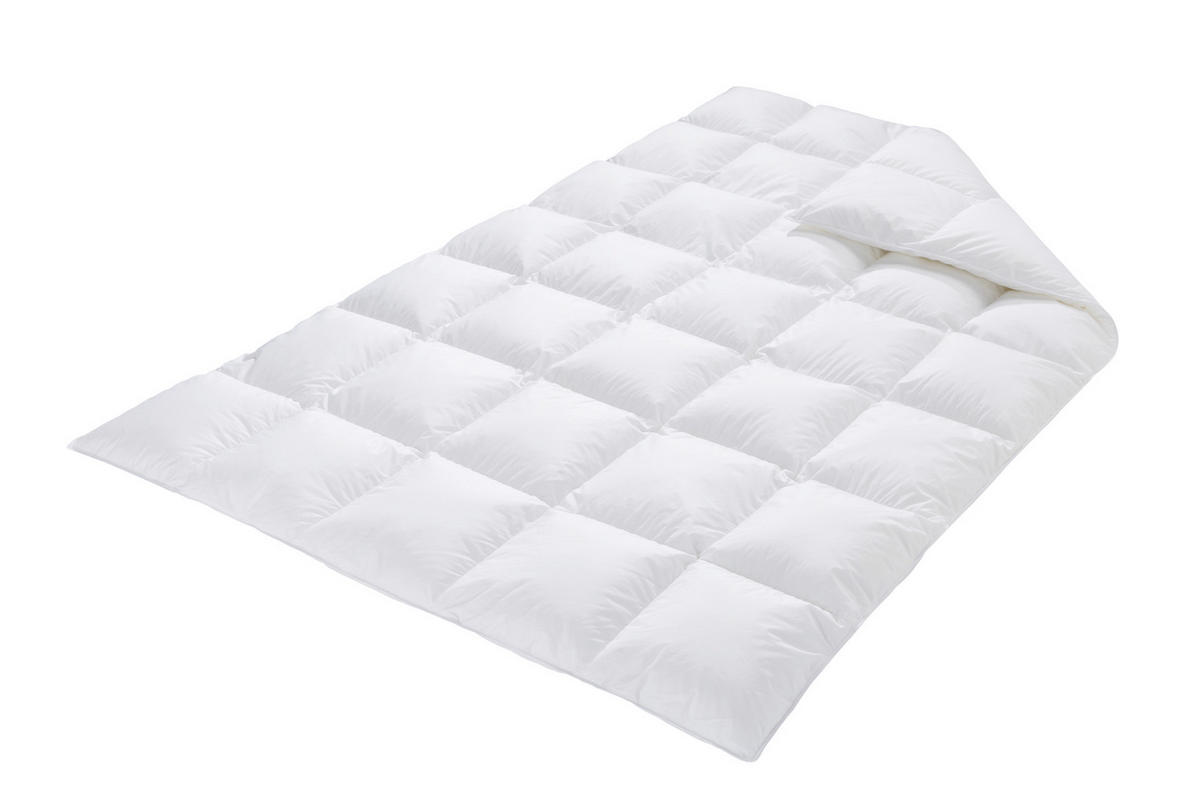 JORGAN ZA 4 GODIŠNJA DOBA NERA 200/200 cm  - bela, Osnovno, tekstil/prirodni materijali (200/200cm) - Sleeptex
