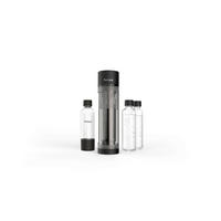 WASSERSPRUDLER Logan  - Schwarz Hochglanz, Basics, Glas/Kunststoff (11.2/42.6/18.8cm) - Sodapop