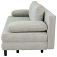 SCHLAFSOFA Lia in Webstoff Taupe  - Taupe/Schwarz, Design, Textil/Metall (197/84/92,5cm) - Hom`in