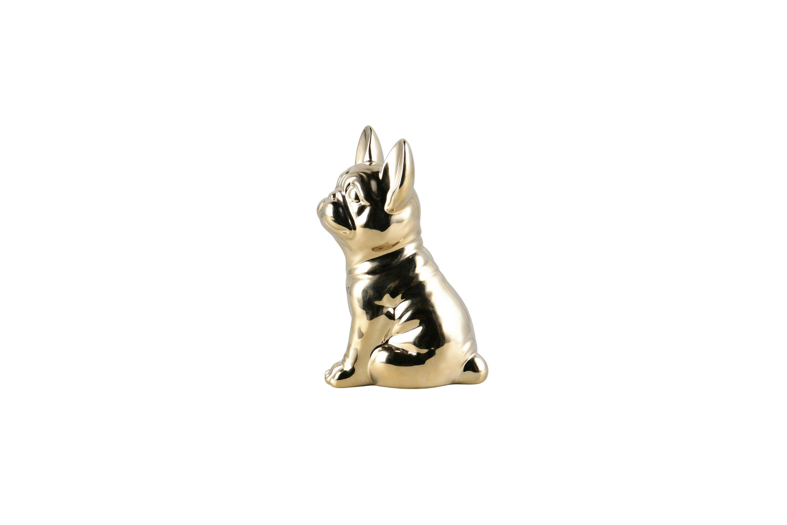 DEKOHUND - Goldfarben, Design, Keramik (14/20/11cm)