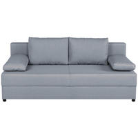 SCHLAFSOFA  mit Liegefunktion, Rücken echt Silberfarben  - Silberfarben, Design, Kunststoff/Textil (190/80/75cm) - P & B