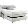 BOXSPRINGBETT 140/200 cm  in Hellgrau  - Hellgrau/Schwarz, Design, Kunststoff/Textil (140/200cm) - RUF Betten