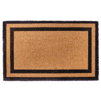 FUSSMATTE  50/80 cm  Schwarz, Hellbraun  geometrisch  - Hellbraun/Schwarz, Basics, Kunststoff/Textil (50/80cm) - Villeroy & Boch