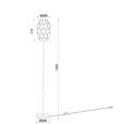 STEHLEUCHTE 20/148,5 cm    - Schwarz, Trend, Metall (20/148,5cm) - Novel