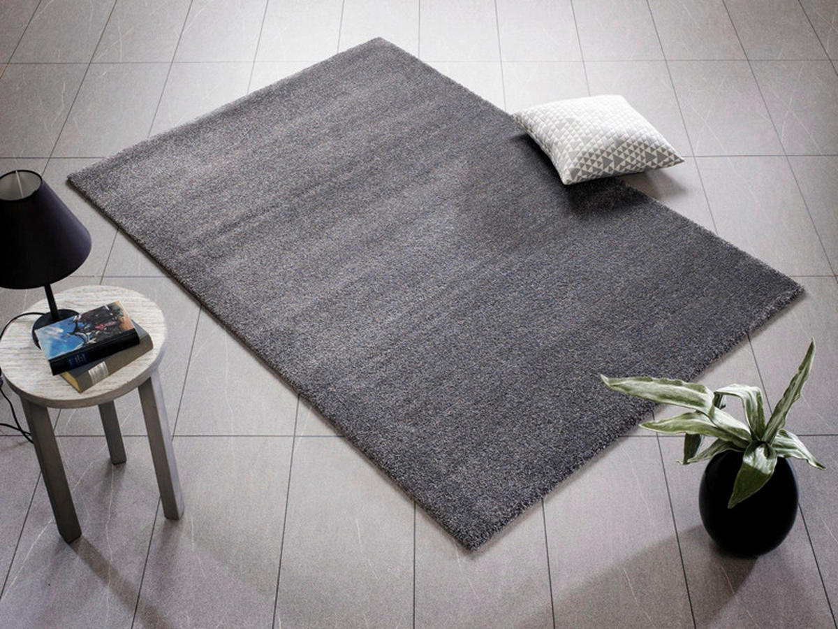 HOCHFLORTEPPICH 240/340 cm Bellevue Dunkelgrau  - Dunkelgrau, Basics, Textil (240/340cm) - Novel