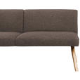 ECKBANK 238/172 cm  in Braun  - Eichefarben/Braun, KONVENTIONELL, Holz/Textil (238/172cm) - Linea Natura