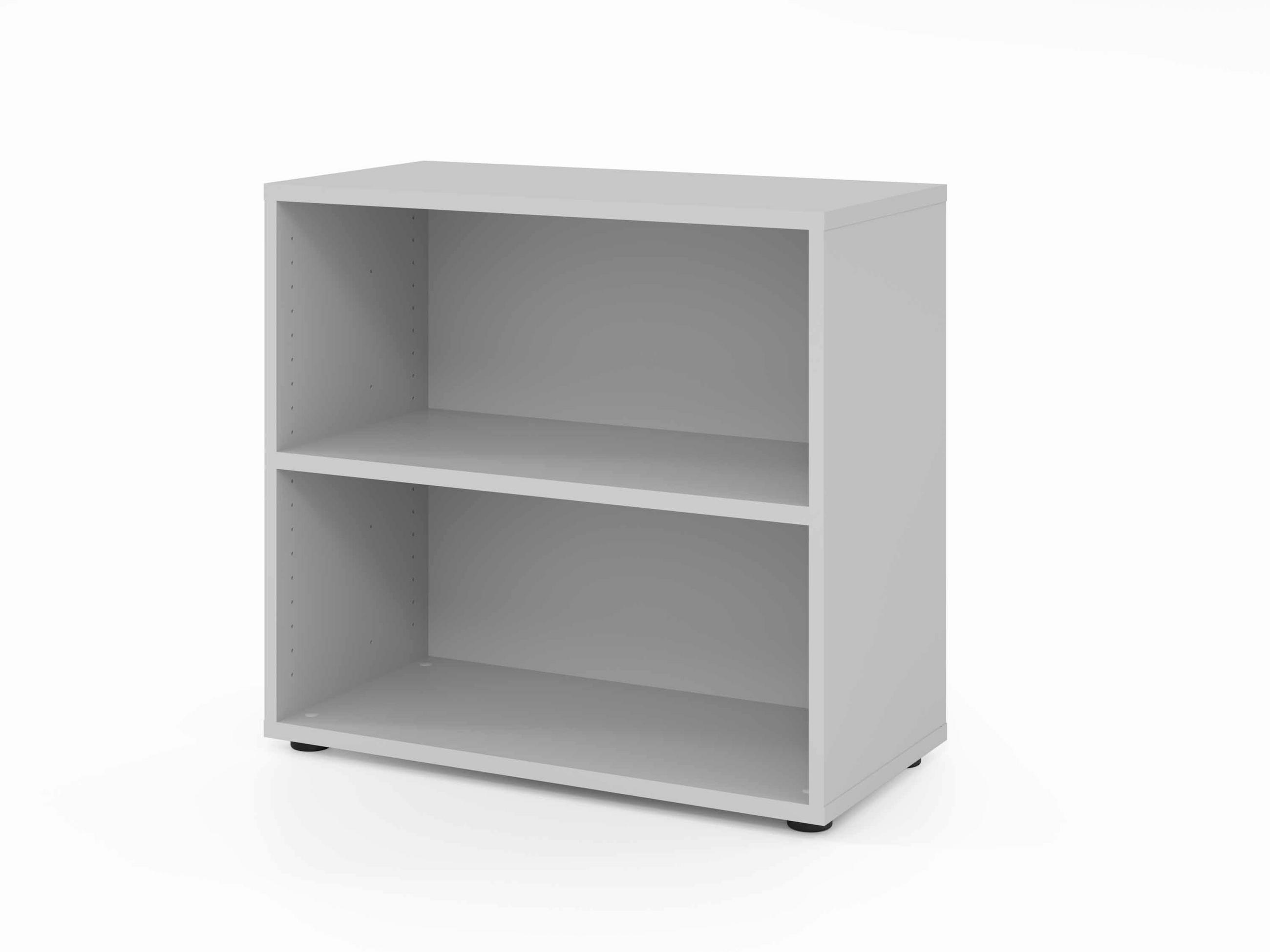 AKTENREGAL Grau  - Grau, Basics, Holzwerkstoff (80/74,8/40cm) - Venda