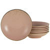 SUPPENTELLERSET 6-teilig  - Hellrosa, Trend, Keramik (22cm) - Creatable