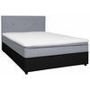 BOXBETT 140/200 cm  in Schwarz, Hellgrau  - Hellgrau/Schwarz, KONVENTIONELL, Holz/Textil (140/200cm) - Boxxx