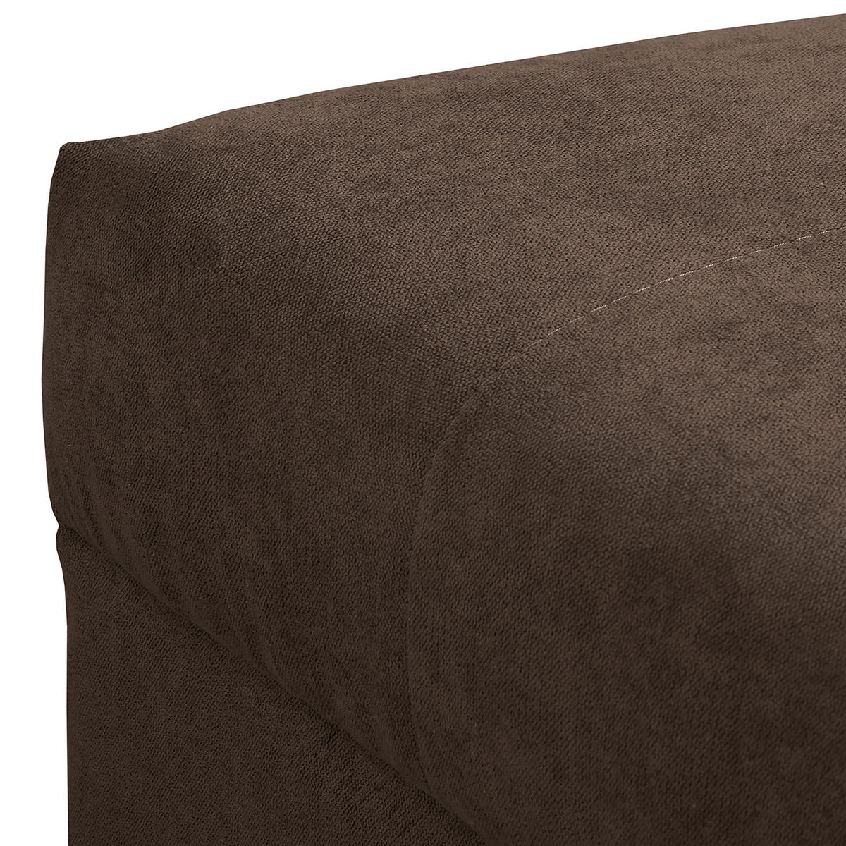 ECKSOFA inkl. Hocker Ariella Schlammfarben Mikrofaser  - Schlammfarben/Naturfarben, Design, Holz/Textil (161/231cm) - Livetastic