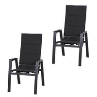 GARTEN-RELAXSESSEL 73/110/59 cm  - Anthrazit, Basics, Kunststoff/Metall (73/110/59cm) - Siena Garden