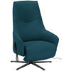 RELAXSESSEL in Textil Royalblau  - Royalblau/Anthrazit, Design, Textil/Metall (70/112/85cm) - Himolla