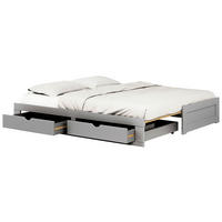 PAT EXTENSIBIL in gri  - gri, Modern, plastic/lemn (90/200cm) - MID.YOU
