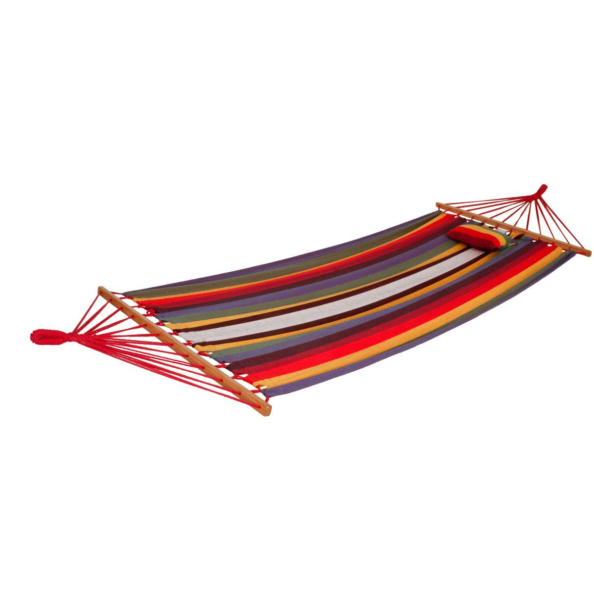 HÄNGEMATTE  - Lila/Multicolor, Basics, Holz/Textil (100/280cm)