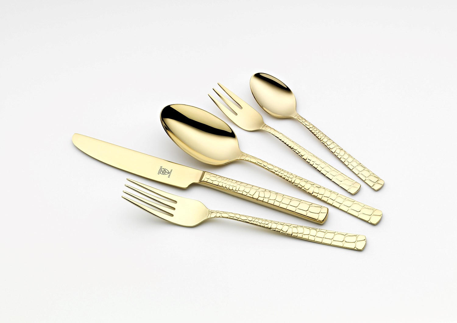 PRIBOR ZA JELO  30 delova     - zlatna, Osnovno, metal (43/25,2/5cm) - Justinus