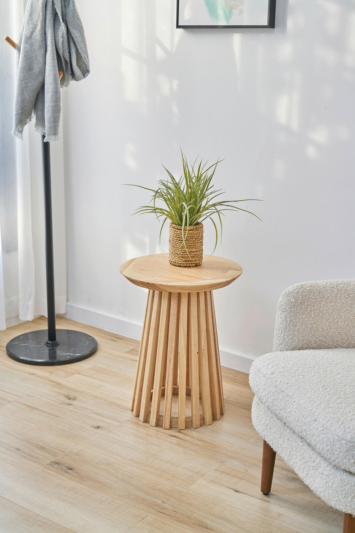 BEISTELLTISCH in Holz 40/40/50 cm  - Naturfarben, Design, Holz (40/40/50cm) - MID.YOU