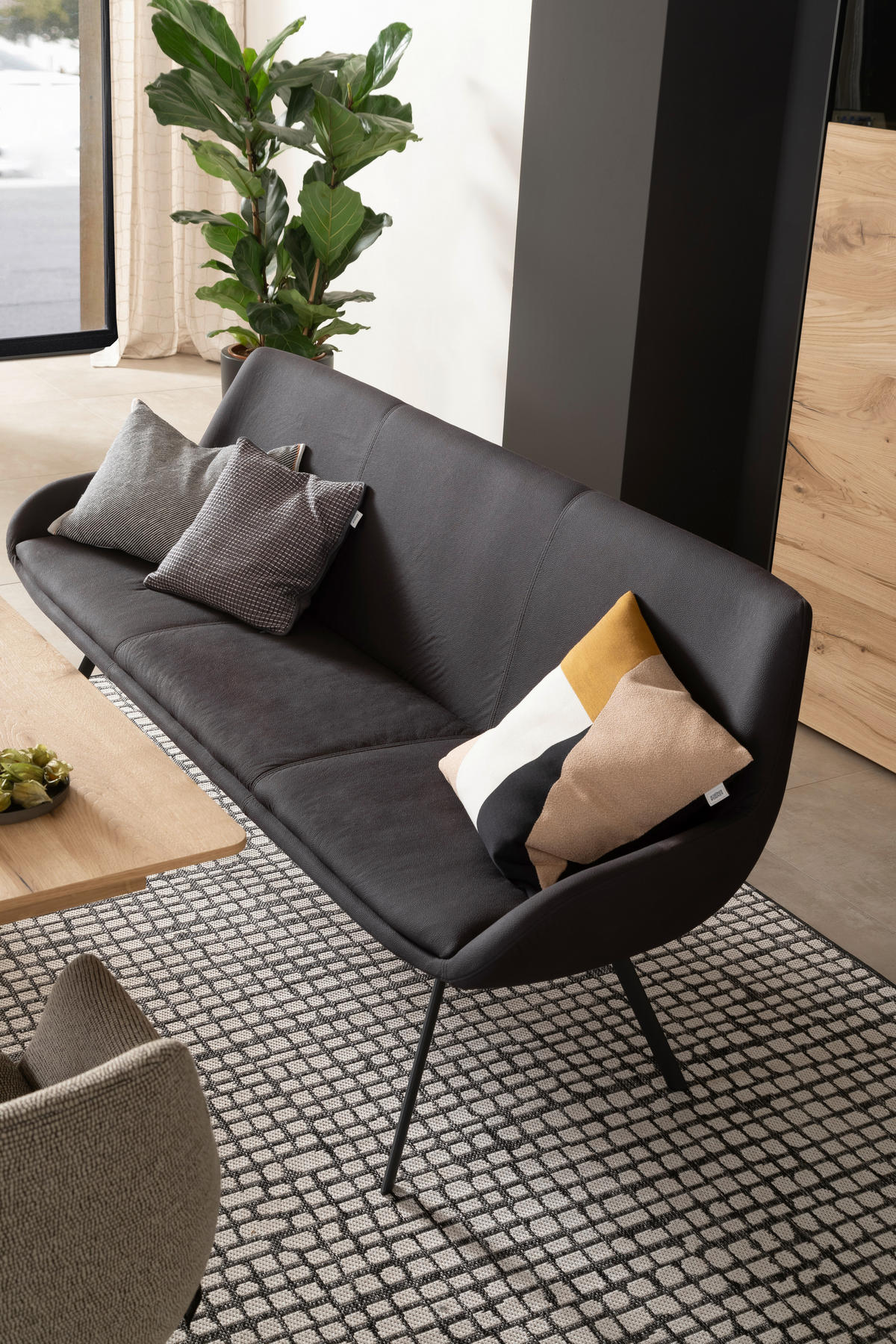 OUTDOORTEPPICH 120/180 cm Parkland Anthrazit, Beige  - Anthrazit/Beige, KONVENTIONELL, Textil (120/180cm) - Schöner Wohnen