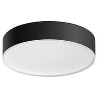 LED-DECKENLEUCHTE White Ambiance Enrave S 26,1/6,6 cm   - Schwarz, Design, Metall (26,1/6,6cm) - Philips HUE