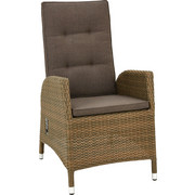 GARTENSESSEL - Braun, LIFESTYLE, Kunststoff/Textil (61/106/65cm) - Ambia Garden