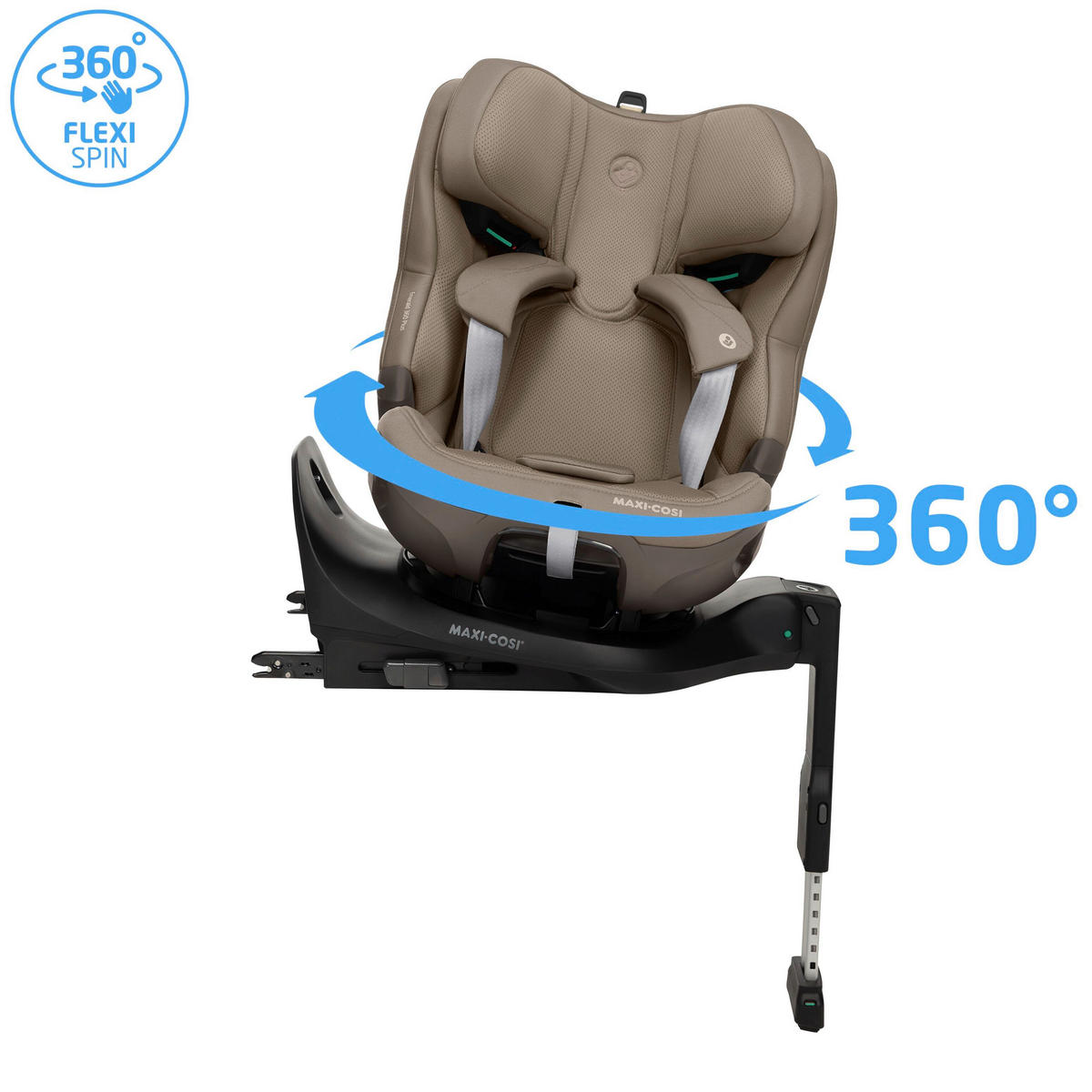 KINDERAUTOSITZ Emerald 360 Plus  - Braun, Basics, Kunststoff/Textil (44/56,5/63cm) - Maxi-Cosi