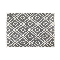 LÄUFER 80/200 cm Serina  - Weiß/Grau, Basics, Kunststoff (80/200cm) - Astra