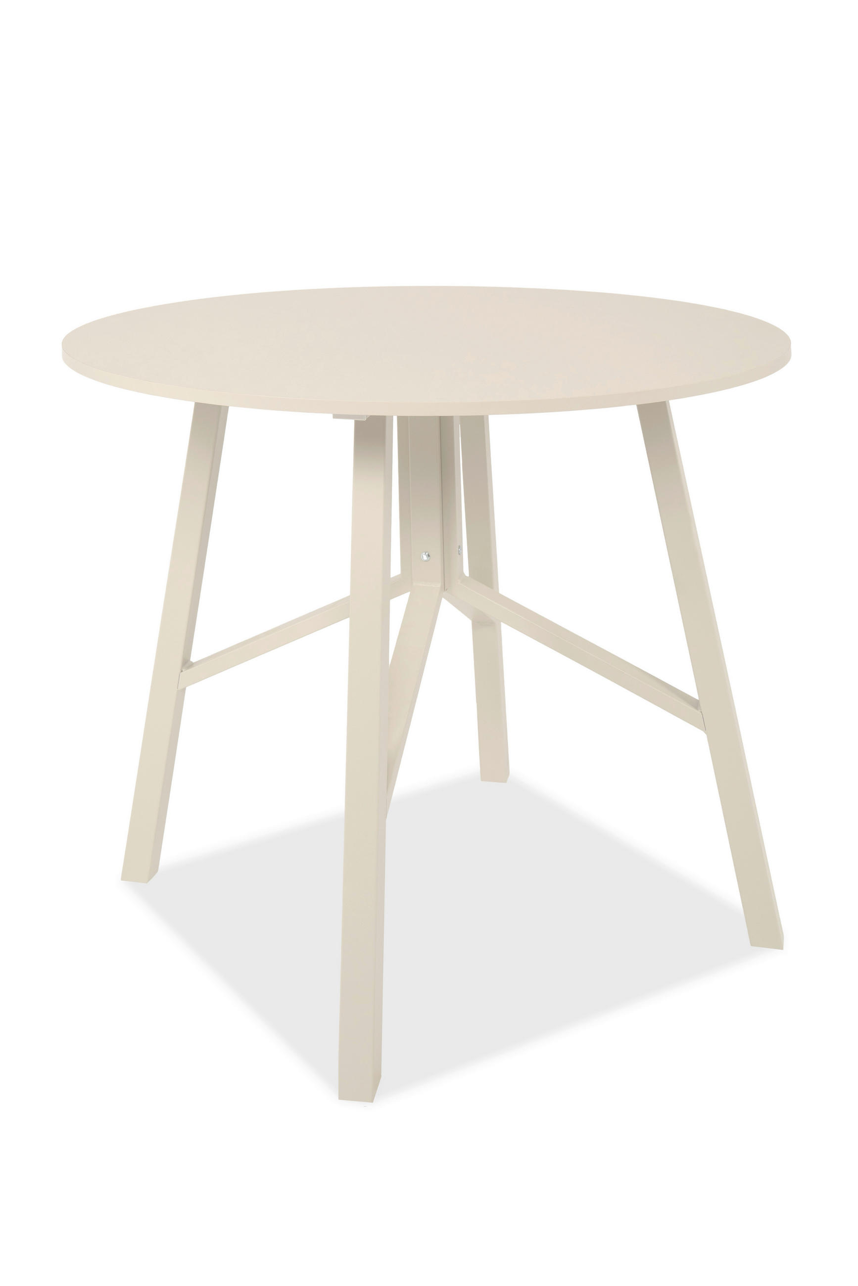 ESSTISCH in Metall, Holzwerkstoff 100/100/76 cm  - Beige, MODERN, Holzwerkstoff/Metall (100/100/76cm) - MID.YOU