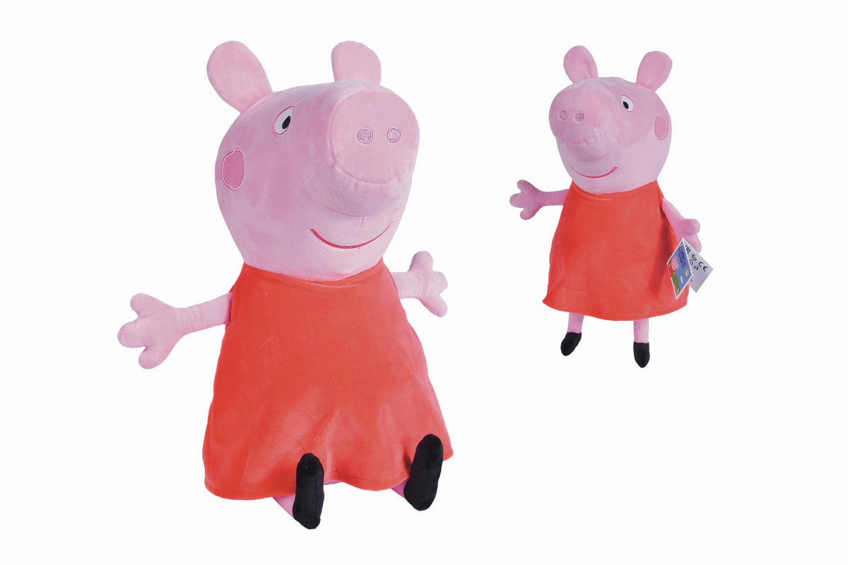 PLÜSCHTIER Peppa Pig  - Pink/Multicolor, Basics, Kunststoff/Textil (20/20/33cm) - Simba