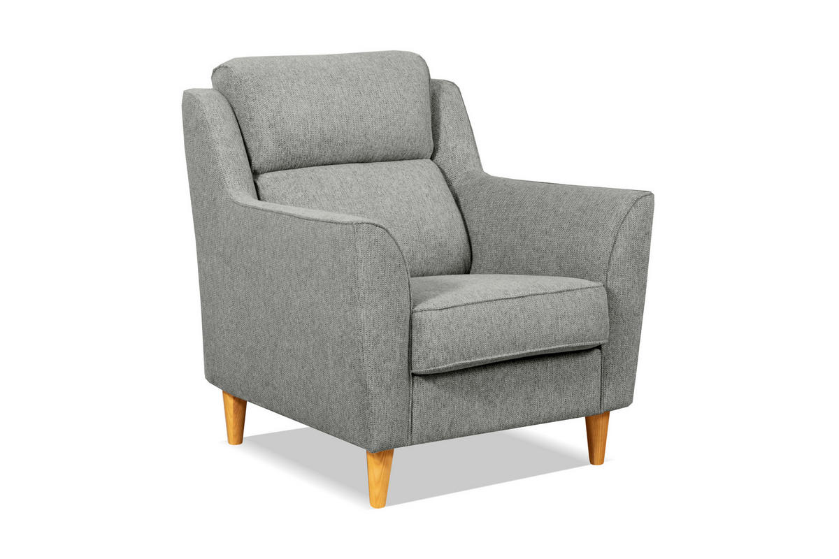 SESSEL in Grau  - Grau, Design, Textil (89/96/88cm) - Livetastic
