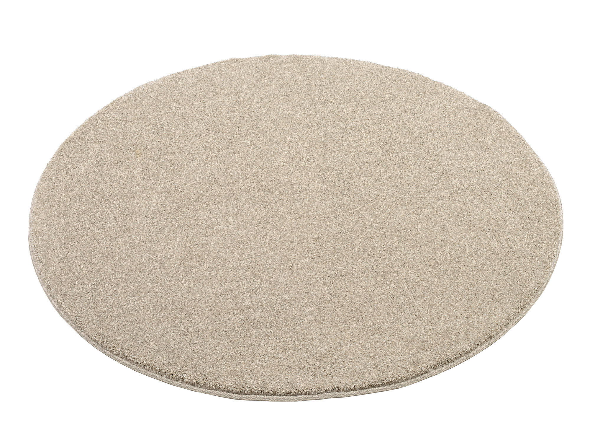 WEBTEPPICH 200 cm Beige rund  - Beige, Basics, Textil (200cm) - Novel