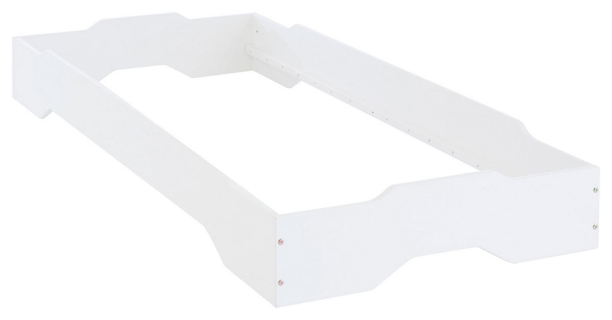 POSTELJA 90 cm   x 200 cm  , les bela  - bela, Konvencionalno, les (90/200cm) - Carryhome
