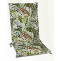 SESSELAUFLAGE Vogel  - Beige/Grün, Design, Textil (48/4/118cm)