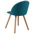 STUHL in Textil Petrol - Eichefarben/Petrol, Design, Holz/Textil (49/83,5/54,5cm) - Carryhome STUHL in Textil Petrol - Eichefarben/Petrol, Design, Holz/Textil (49/83,5/54,5cm) - Carryhome